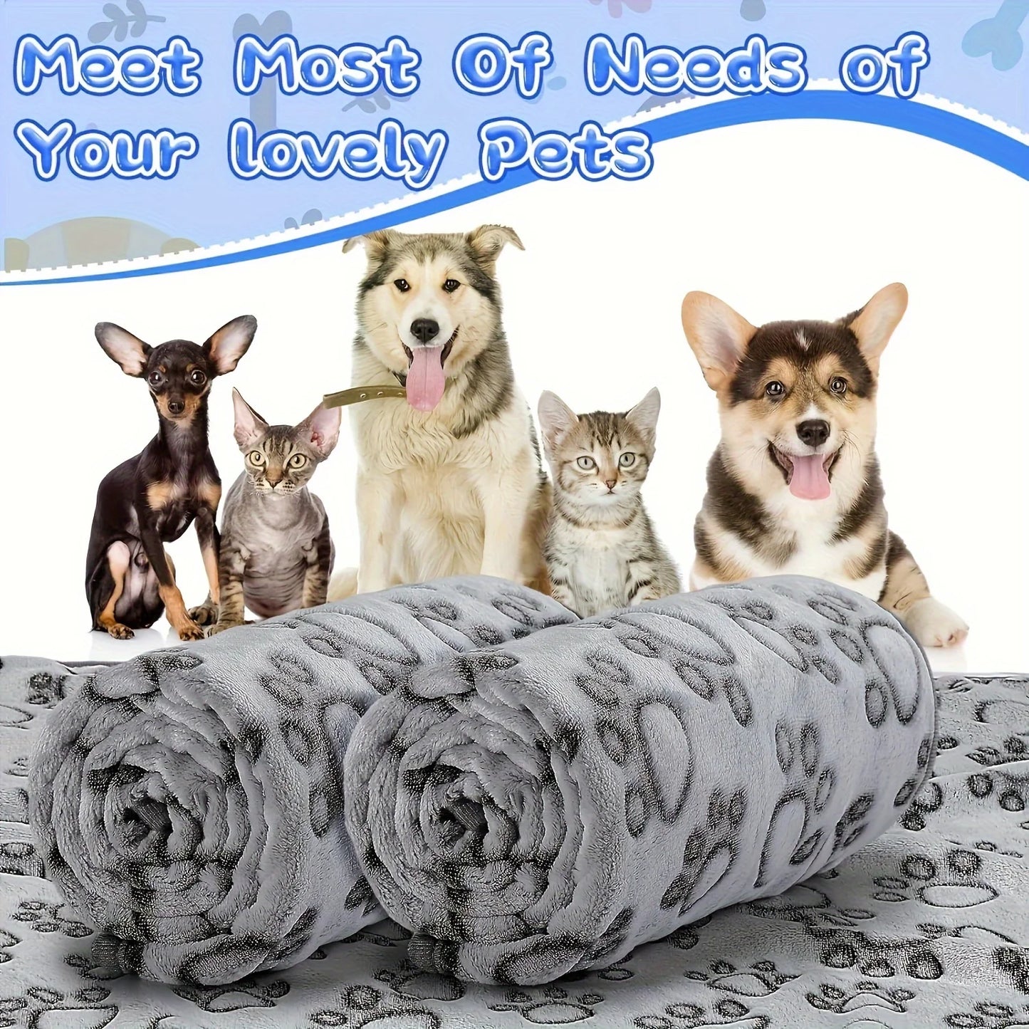 Soft Fluffy High Quality Pet Blanket for Cats and Dogs
