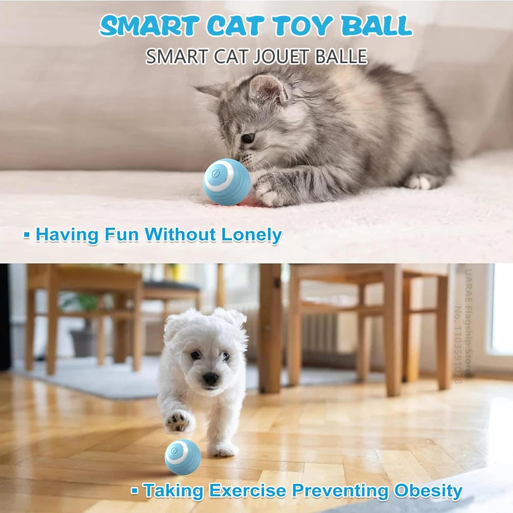 Automatic Rolling Ball Cat Toy