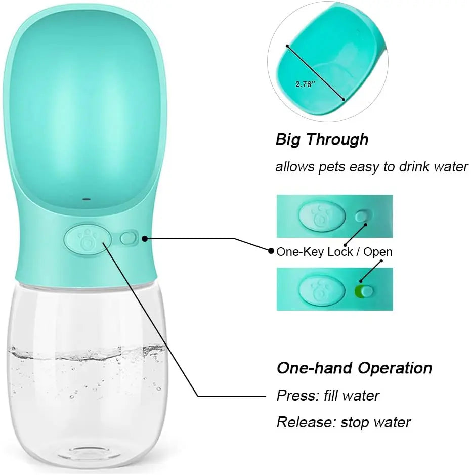 Portable Pet Water Bottle for Dogs and Cats