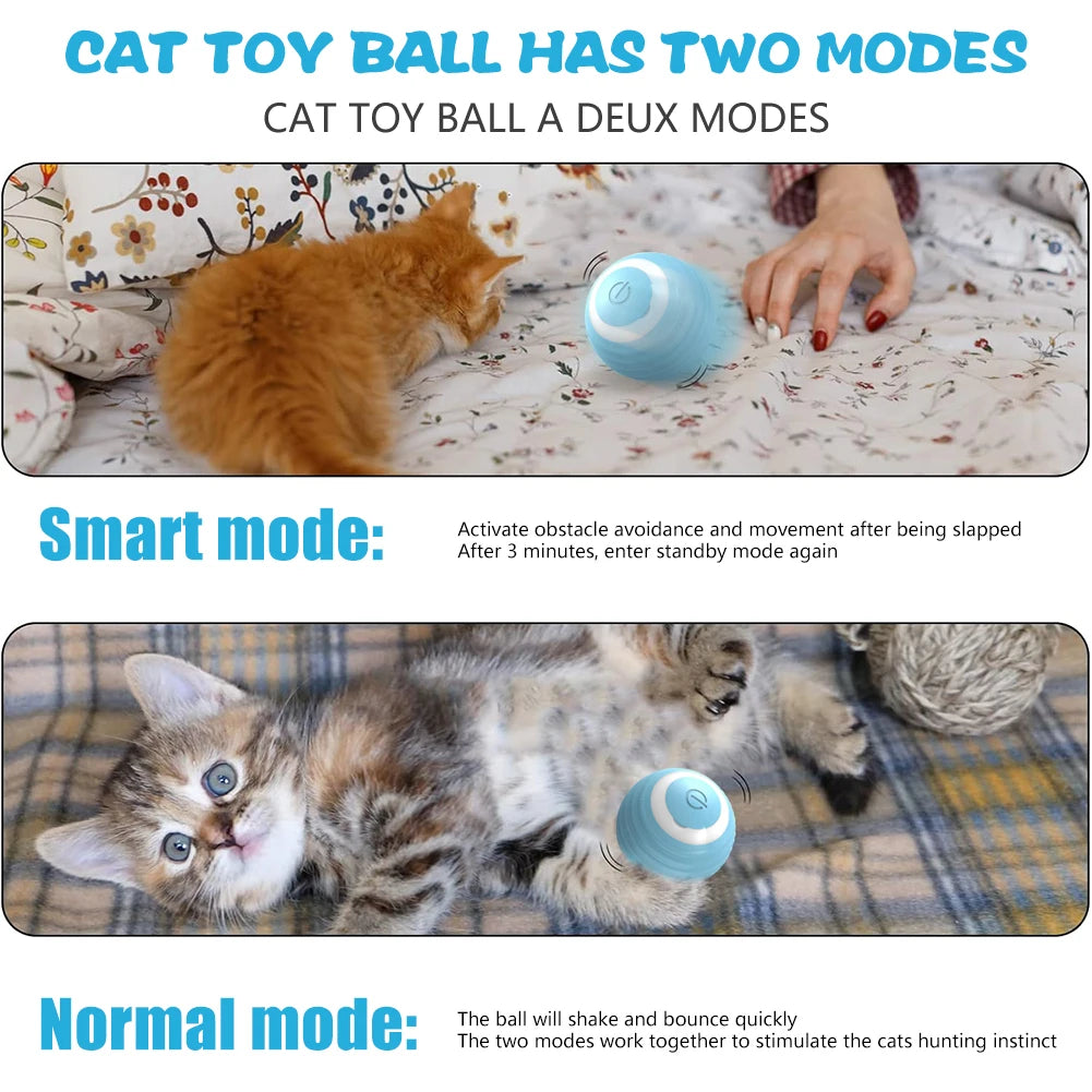 Automatic Rolling Ball Cat Toy